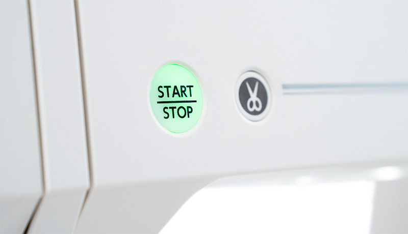 Janome 550ELE Automatic start/stop